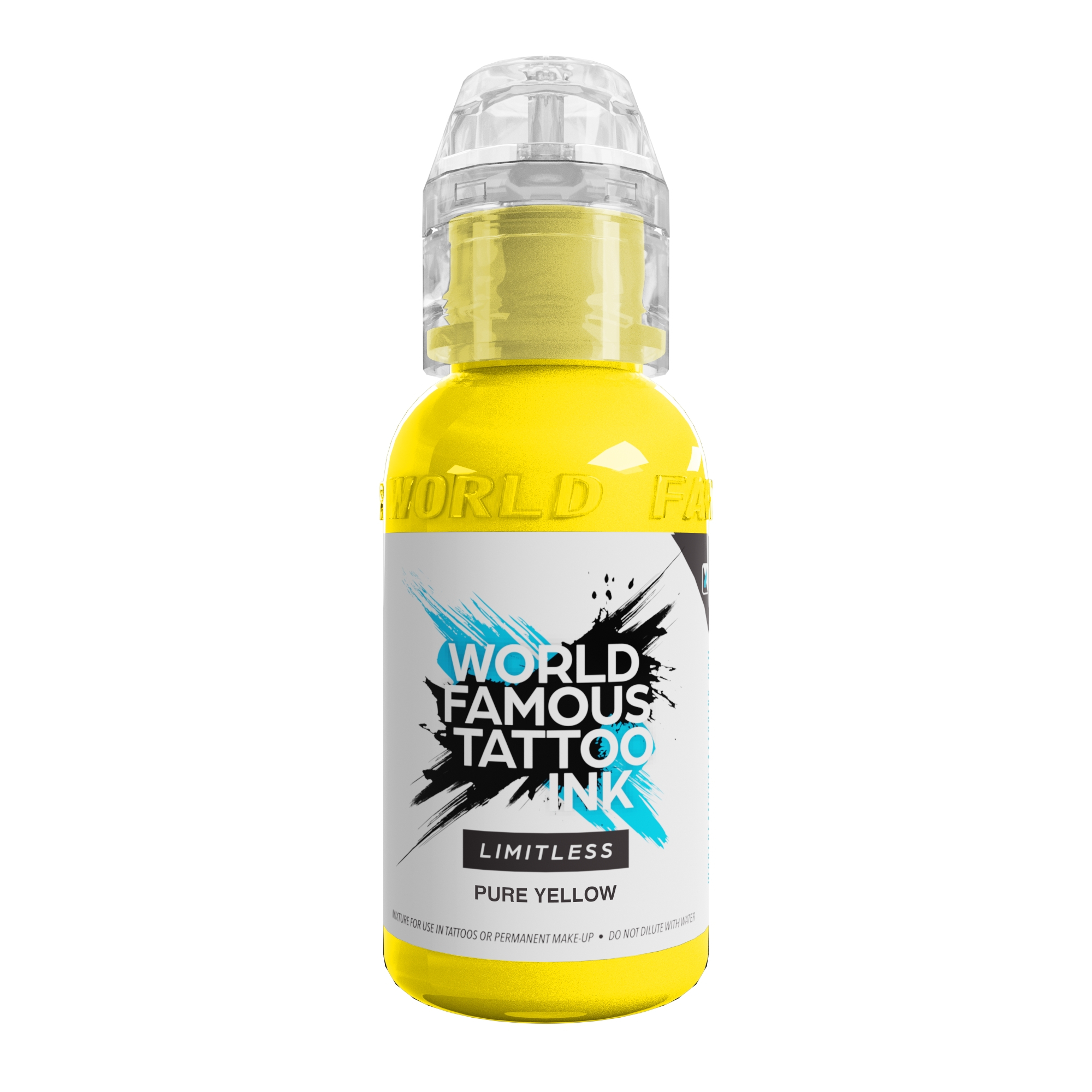 World Famous Limitless Tattoofarbe - Pure Yellow (30ml)