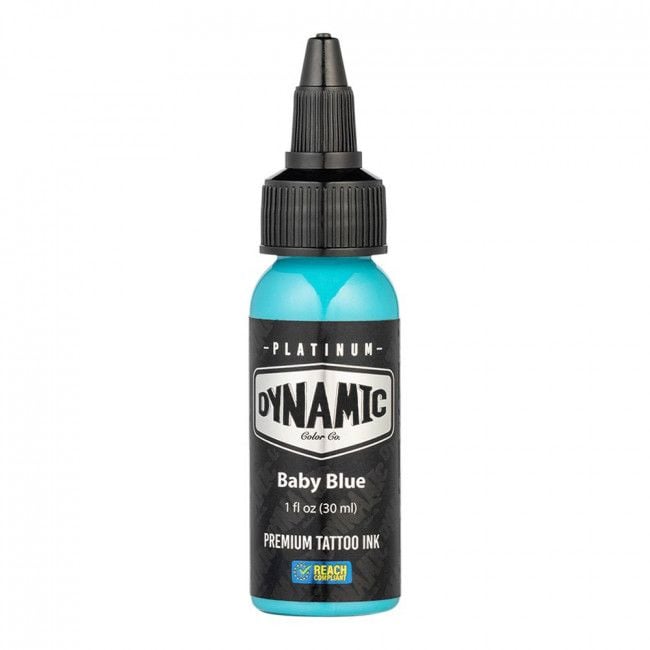 Dynamic Platinum Tattoo Ink - Baby Blue (30 ml) - Reach-konform