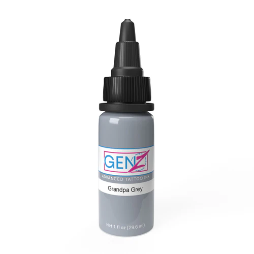 Intenze Ink Tattoofarbe REACH - Grandpa Grey (30 ml)