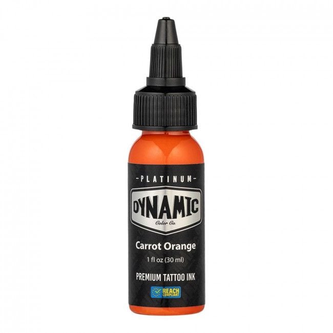 Dynamic Platinum Tattoo Ink - Carrot Orange (30 ml) - Reach-konform