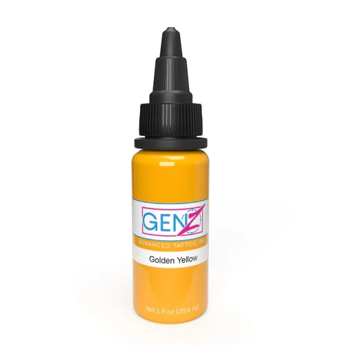 Intenze Ink Tattoofarbe REACH - Golden Yellow (30 ml)