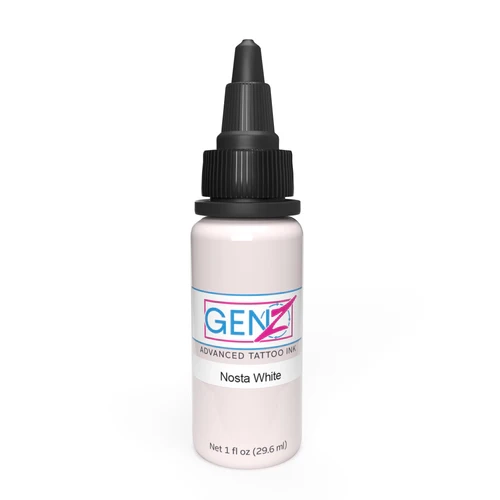 Intenze Ink Tattoofarbe REACH - Nosta White (30 ml)