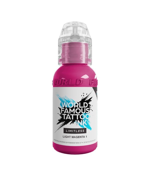 World Famous Limitless Tattoofarbe - Light Magenta 1 (30ml)