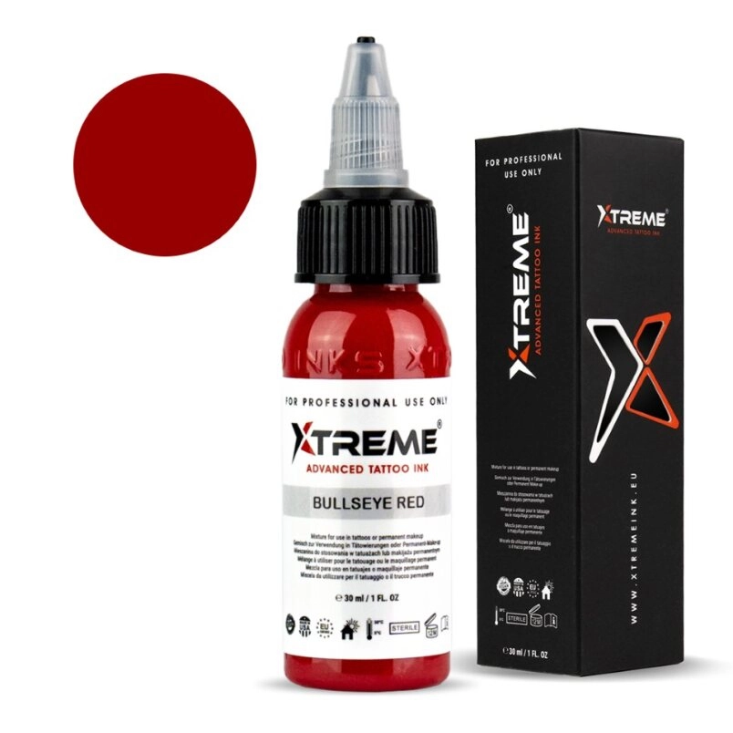 XTreme Ink Tattoofarbe - Bullseye Red (30 ml)