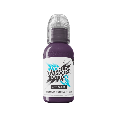 World Famous Limitless Tattoofarbe - Medium Purple 1 V2 (30 ml)